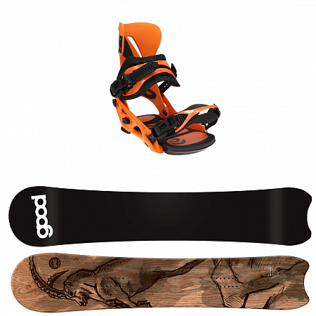 Комплит сноуборд CAPRA NOSE ROCKER + крепления DSW